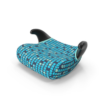 Portable Car Booster Seat Blue PNG & PSD Images