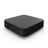 Portable LED Projector Black Off State PNG & PSD Images
