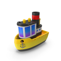 Cartoon Yellow Boat PNG & PSD Images