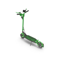 E-Scooter Offroad Green Dirty PNG & PSD Images