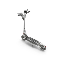 E-Scooter Offroad White Dirty PNG & PSD Images