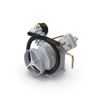 Aluminium Air Compressor Pump PNG & PSD Images