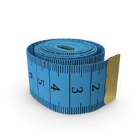 Blue Rolled Tailor Tape PNG & PSD Images