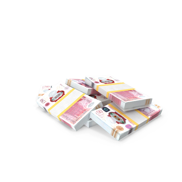 Cash Pile 50 Pounds PNG & PSD Images