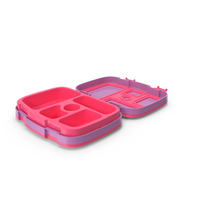 Lunch Box Bentgo Kids Open Pink PNG & PSD Images