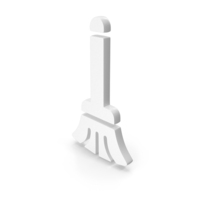 White Broom Icon PNG & PSD Images