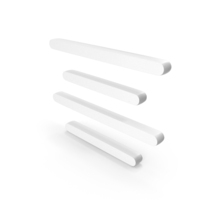 White Center Alignment Text Icon PNG & PSD Images