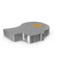 Puzzle Head Metal PNG & PSD Images