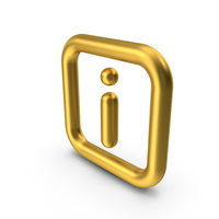 Icon Information Mark Gold PNG & PSD Images
