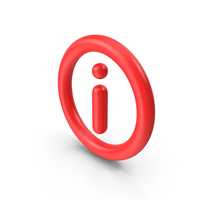 Icon Information Mark Red PNG & PSD Images