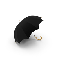 Auto Open Black Umbrella PNG & PSD Images