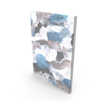 Abstract Blue Painting PNG & PSD Images