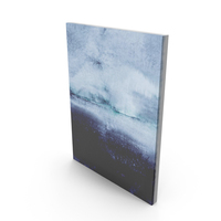 Blue Linen Painting PNG & PSD Images