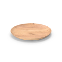 Round Wood Tray PNG & PSD Images