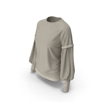 Classic Beige Base Woman Blouse PNG & PSD Images