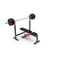 Bench Press With Barbell PNG & PSD Images
