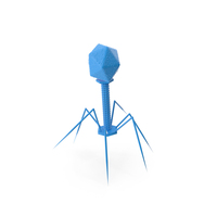 Blue Bacteriophage PNG & PSD Images