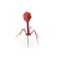 Red Bacteriophage PNG & PSD Images