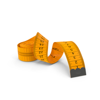 Orange Measuring Tape PNG & PSD Images
