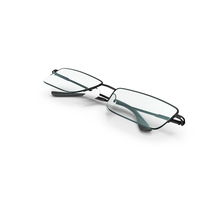 Rectangular Computer Glasses Folded PNG & PSD Images