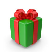 Gift Box Green PNG & PSD Images