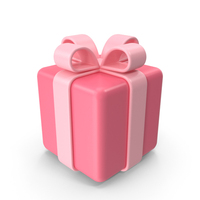 Gift Box Pink PNG & PSD Images