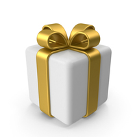 White Gift Box PNG & PSD Images