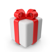 White Gift Box PNG & PSD Images