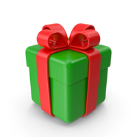 Green Gift Box PNG & PSD Images