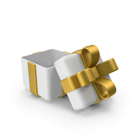 Open White Gift Box PNG & PSD Images