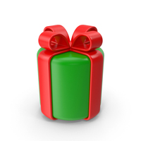 Gift Box Green PNG & PSD Images