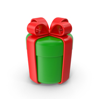 Green Gift Box PNG & PSD Images