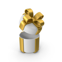 Open White Gift Box PNG & PSD Images