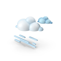 Clouds & Rain Icon PNG & PSD Images