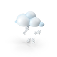 Cloud & Snow Icon PNG & PSD Images
