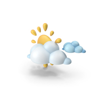 Cloud With Sun PNG & PSD Images