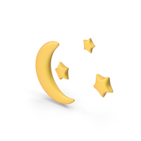 Moon With Stars PNG & PSD Images