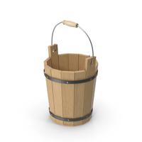 Wooden Bucket PNG & PSD Images