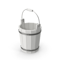 White Bucket PNG & PSD Images