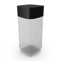 Glass Coffee Jar 200g Empty PNG & PSD Images