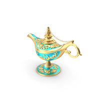 Magic Lamp Blue PNG & PSD Images