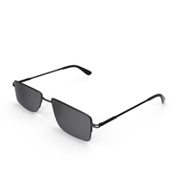 Rectangular Glasses With Dark Lenses PNG & PSD Images