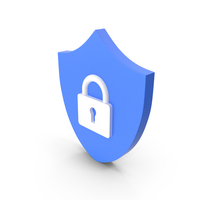 Shield With Padlock Symbol PNG & PSD Images
