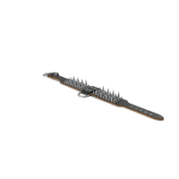 Pets Spike Collar Lying Black PNG & PSD Images