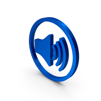 Blue Speaker icon PNG & PSD Images