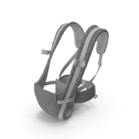 Infants Soft Carrier Grey Sitting Position PNG & PSD Images