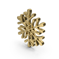 Gold Snowflake PNG & PSD Images