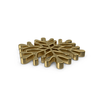 Gold Snowflake PNG & PSD Images