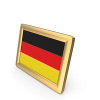 Germany Flag Golden Desktop Photo Frame PNG & PSD Images