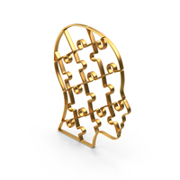 Metal Puzzle Head PNG & PSD Images